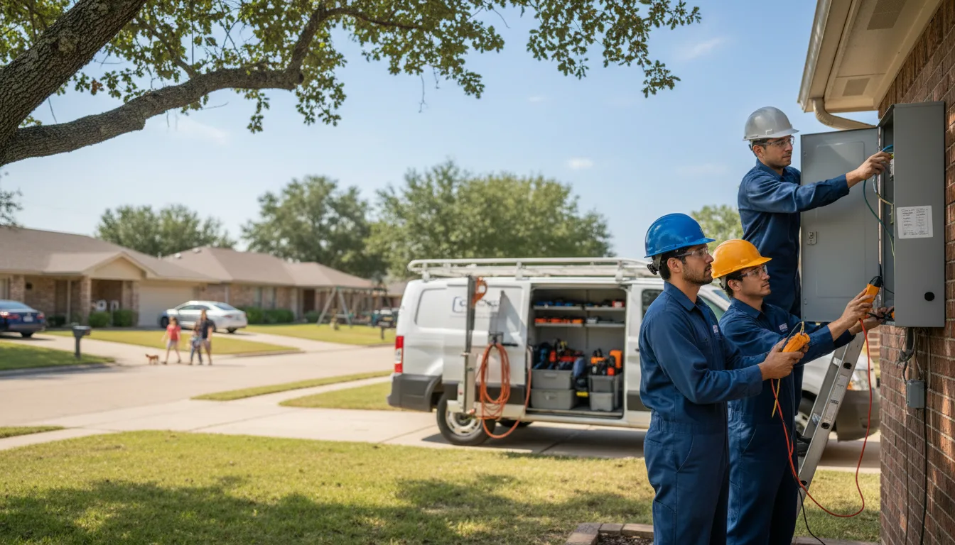 Certified electrician providing emergency electrical services in Loami, IL